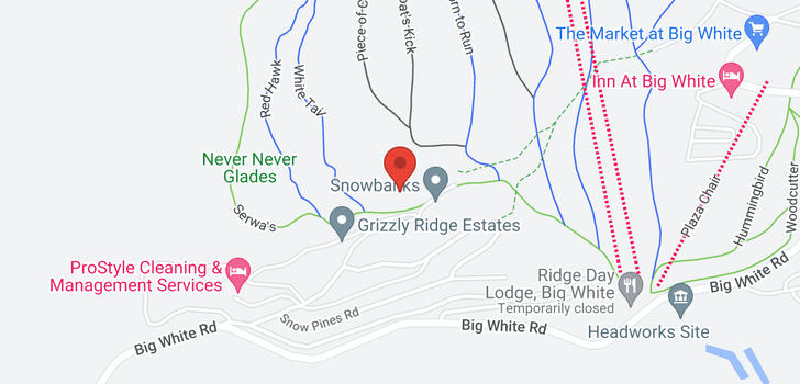 map of #23 5940 Snow Pines Way